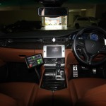 view inside The Cinqueporte Maserati Limo