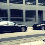 Maserati Sedans Facing each other 1