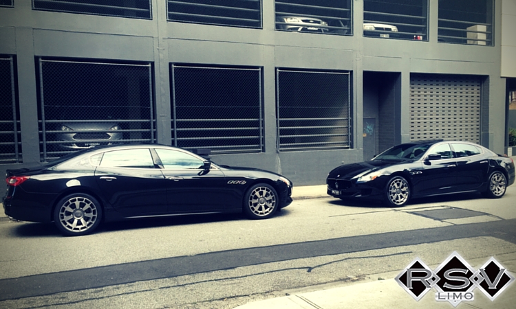 Maserati Sedans Facing each other 1