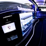 view inside the mercedes ella limo