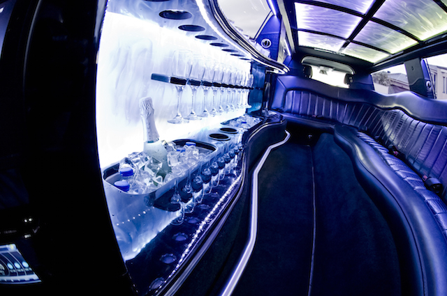 inside the mercedes ella limo