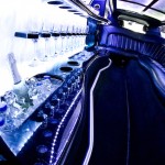 inside of the mercedes ella limo