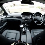 Front sit view of mercedes ella limo