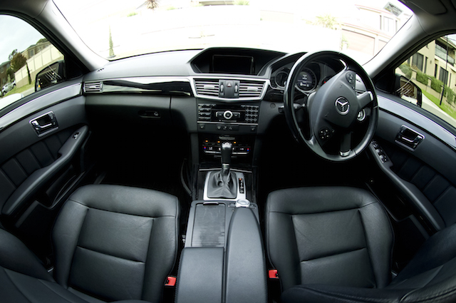 front view regent mercedes benz sedan