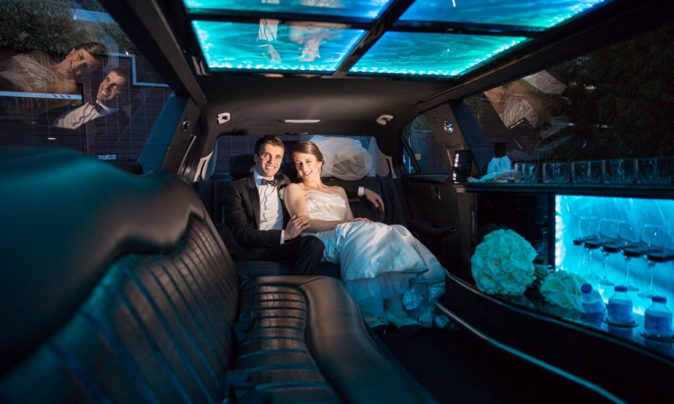 wedding at Mercedes Ella Limo