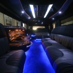 inside the General Hummer Limo