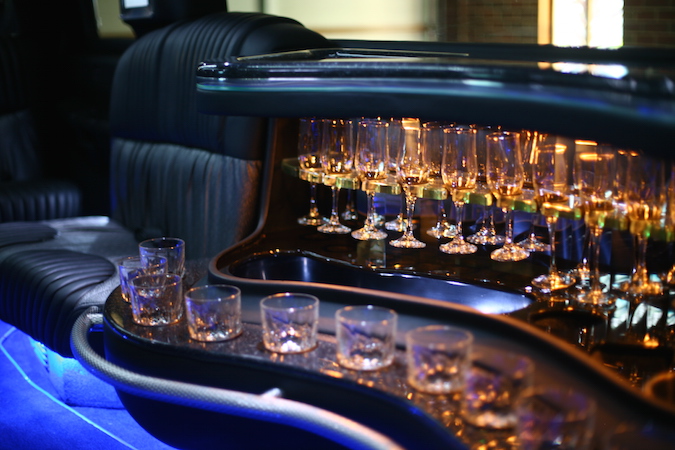 inside the general hummer limo