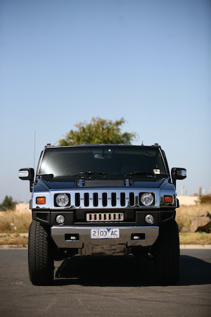 General Hummer Limo front view