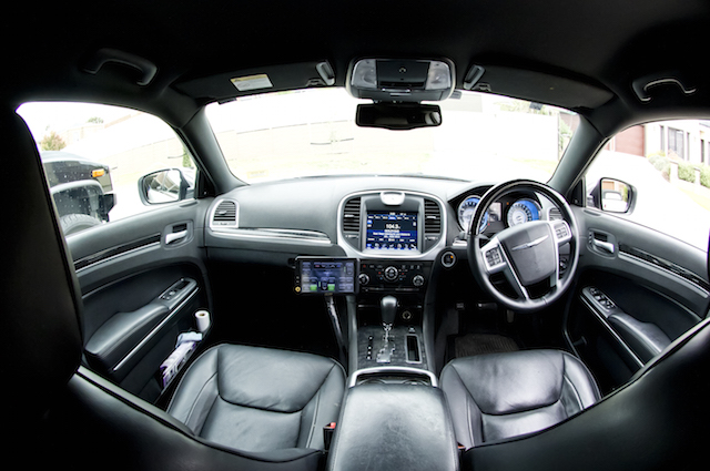 front sit view of The Presidential Chrysler