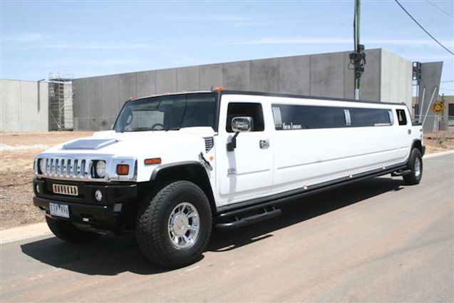 White Hummer Chief Limo