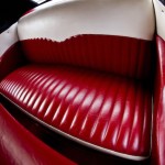 back sit view of the 55 Belair Convertible