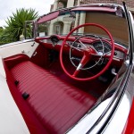 front sit view of the 55 Belair Convertible