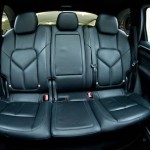 back sit view of the cayenne porsche suv