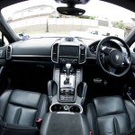 front sit view of the cayenne porsche SUV