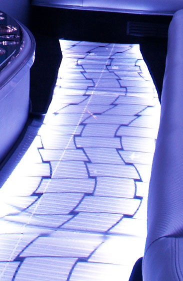 floor of the dodge limo